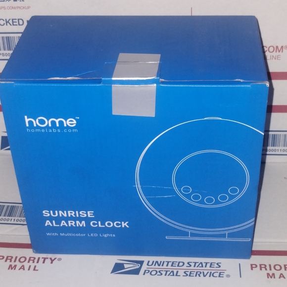 Home Labs Sunrise Alarm Clock Color Changing LED  Face. New Open Tested - Picture 2 of 3